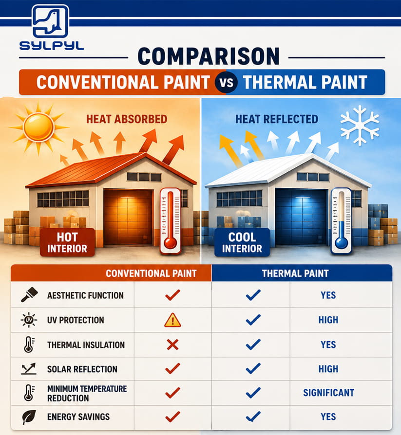 Thermal paints